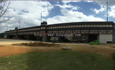 連體仿古鋁瓦-東申天河潭跨線橋項目 連體仿古鋁瓦-東申天河潭跨線橋項目